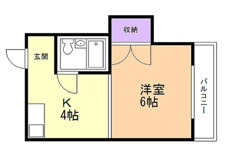 リバーサイド菊水の間取り図